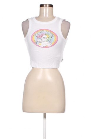 Γυναικείο αμάνικο μπλουζάκι Jennyfer, Μέγεθος M, Χρώμα Λευκό, Τιμή 4,87 €