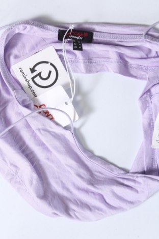 Γυναικείο αμάνικο μπλουζάκι Jennyfer, Μέγεθος XL, Χρώμα Βιολετί, Τιμή 2,27 €