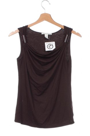 Γυναικείο αμάνικο μπλουζάκι Kenneth Cole, Μέγεθος XS, Χρώμα Καφέ, Τιμή 4,20 €