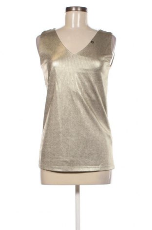 Γυναικείο αμάνικο μπλουζάκι Lucy, Μέγεθος L, Χρώμα Χρυσαφί, Τιμή 6,65 €