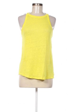 Γυναικείο αμάνικο μπλουζάκι Massimo Dutti, Μέγεθος M, Χρώμα Κίτρινο, Τιμή 8,40 €