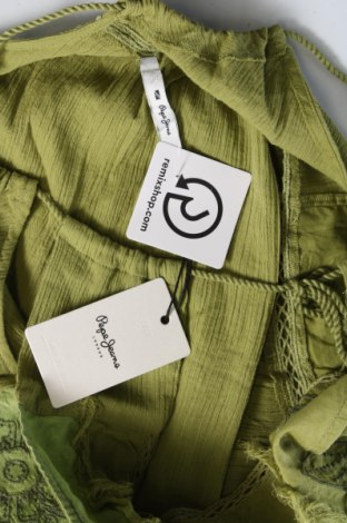 Damska koszulka na ramiączkach Pepe Jeans, Rozmiar M, Kolor Zielony, Cena 66,10 zł