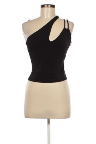 Γυναικείο αμάνικο μπλουζάκι Pull&Bear, Μέγεθος L, Χρώμα Μαύρο, Τιμή 5,41 €