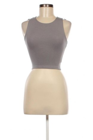 Γυναικείο αμάνικο μπλουζάκι Pull&Bear, Μέγεθος S, Χρώμα Γκρί, Τιμή 5,63 €
