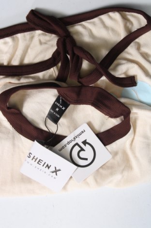 Γυναικείο αμάνικο μπλουζάκι SHEIN, Μέγεθος M, Χρώμα  Μπέζ, Τιμή 4,51 €