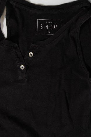 Γυναικείο αμάνικο μπλουζάκι Sinsay, Μέγεθος S, Χρώμα Μαύρο, Τιμή 3,00 €