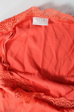 Damska koszulka na ramiączkach VILA, Rozmiar L, Kolor Pomarańczowy, Cena 13,52 zł