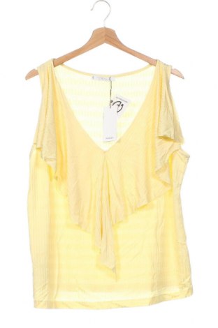 Γυναικείο αμάνικο μπλουζάκι Violeta by Mango, Μέγεθος M, Χρώμα Κίτρινο, Τιμή 2,78 €
