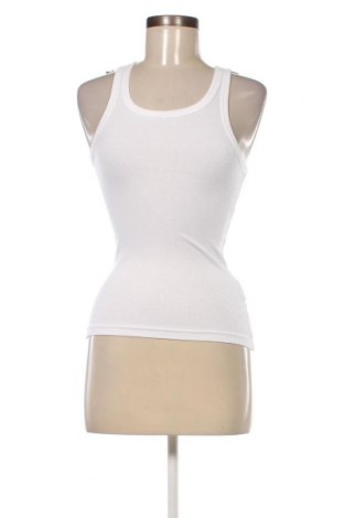 Γυναικείο αμάνικο μπλουζάκι Weekday, Μέγεθος XS, Χρώμα Λευκό, Τιμή 6,19 €