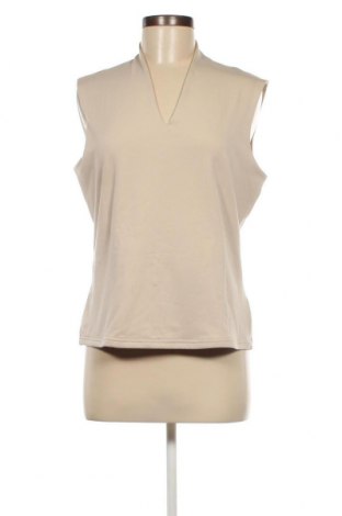 Γυναικείο αμάνικο μπλουζάκι Yessica, Μέγεθος L, Χρώμα  Μπέζ, Τιμή 4,42 €