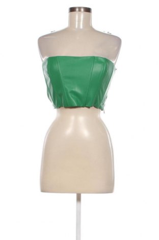 Γυναικείο αμάνικο μπλουζάκι Zara, Μέγεθος L, Χρώμα Πράσινο, Τιμή 7,20 €