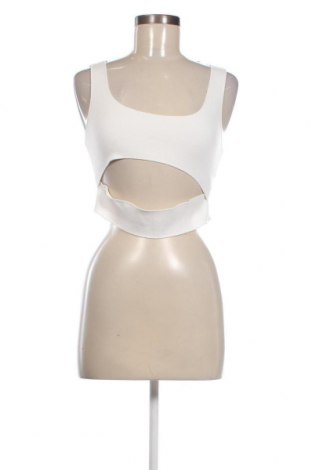 Γυναικείο αμάνικο μπλουζάκι Zara, Μέγεθος L, Χρώμα Λευκό, Τιμή 6,00 €
