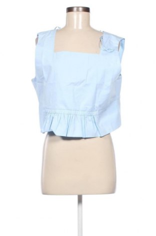 Γυναικείο αμάνικο μπλουζάκι Zara, Μέγεθος XL, Χρώμα Μπλέ, Τιμή 12,37 €