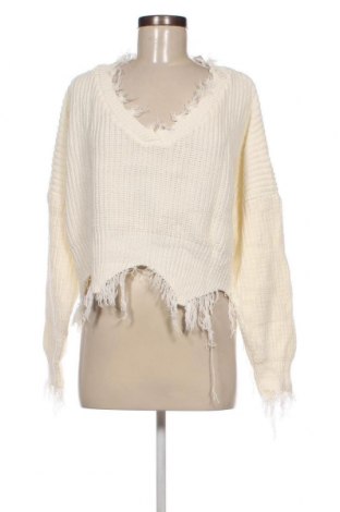 Γυναικείο πουλόβερ, Μέγεθος L, Χρώμα Εκρού, Τιμή 8,25 €