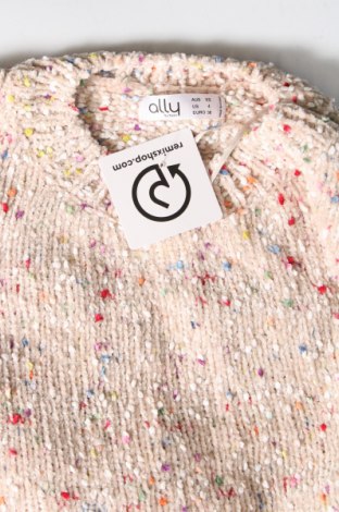 Дамски пуловер Ally, Размер S, Цвят Бежов, Цена 13,34 лв.