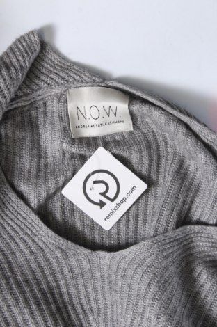 Γυναικείο πουλόβερ Andrea Rosati, Μέγεθος L, Χρώμα Γκρί, Τιμή 12,43 €