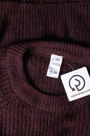 Дамски пуловер Anko, Размер L, Цвят Кафяв, Цена 11,60 лв.