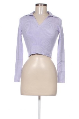 Γυναικείο πουλόβερ Bershka, Μέγεθος L, Χρώμα Βιολετί, Τιμή 7,18 €