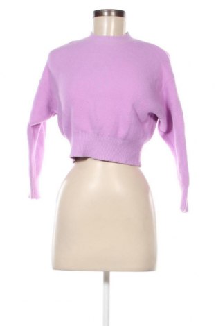 Γυναικείο πουλόβερ Bershka, Μέγεθος XS, Χρώμα Βιολετί, Τιμή 7,18 €