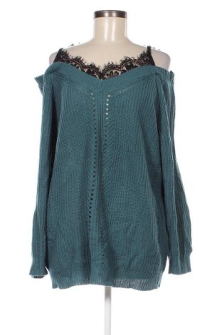 Γυναικείο πουλόβερ Body Flirt, Μέγεθος XL, Χρώμα Πράσινο, Τιμή 8,97 €
