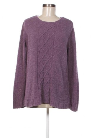 Γυναικείο πουλόβερ Canda, Μέγεθος XL, Χρώμα Βιολετί, Τιμή 6,97 €