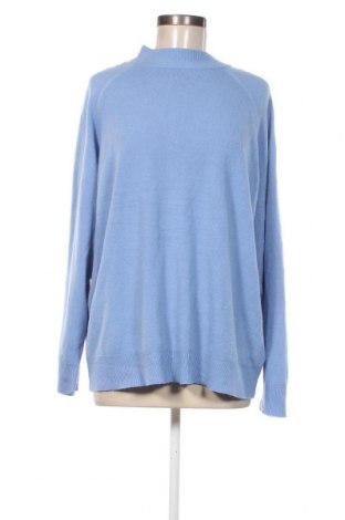 Γυναικείο πουλόβερ Carolyn Taylor, Μέγεθος XXL, Χρώμα Μπλέ, Τιμή 10,76 €