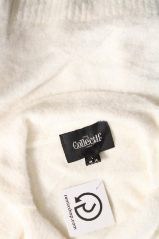 Γυναικείο πουλόβερ Collectif, Μέγεθος L, Χρώμα Λευκό, Τιμή 8,37 €