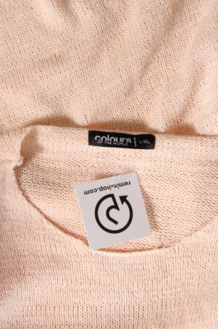 Damenpullover Colours Of The World, Größe L, Farbe Beige, Preis € 6,66