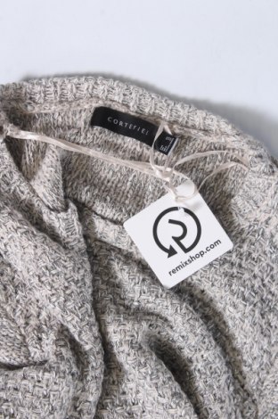 Дамски пуловер Cortefiel, Размер XL, Цвят Сив, Цена 19,27 лв.
