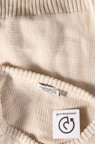 Γυναικείο πουλόβερ Cortefiel, Μέγεθος XL, Χρώμα Εκρού, Τιμή 10,14 €
