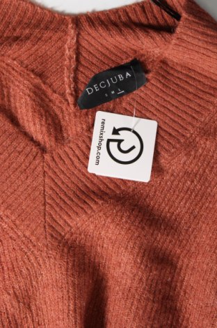 Дамски пуловер Decjuba, Размер L, Цвят Оранжев, Цена 26,66 лв.