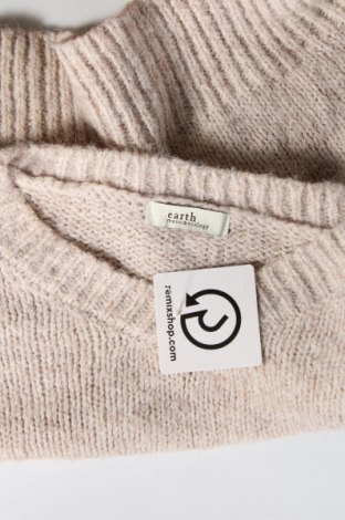 Дамски пуловер Earth Music&Ecology, Размер M, Цвят Бежов, Цена 10,56 лв.