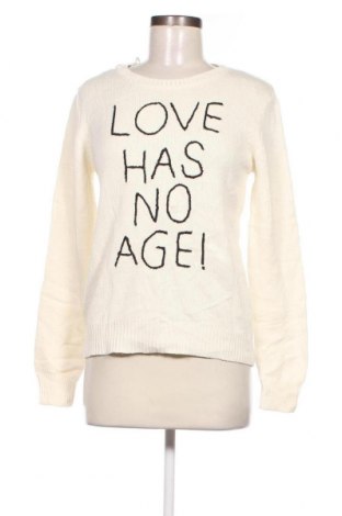 Γυναικείο πουλόβερ Easy Wear, Μέγεθος M, Χρώμα Εκρού, Τιμή 11,67 €