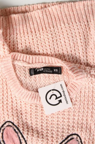 Дамски пуловер Fb Sister, Размер XS, Цвят Розов, Цена 11,60 лв.