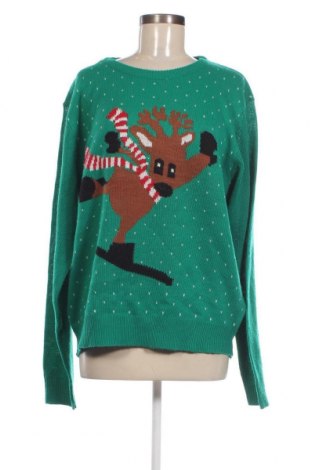 Дамски пуловер, Размер XXL, Цвят Зелен, Цена 23,46 лв.