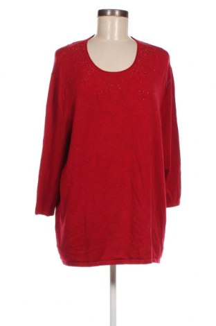Γυναικείο πουλόβερ Gerry Weber, Μέγεθος XXL, Χρώμα Κόκκινο, Τιμή 23,36 €