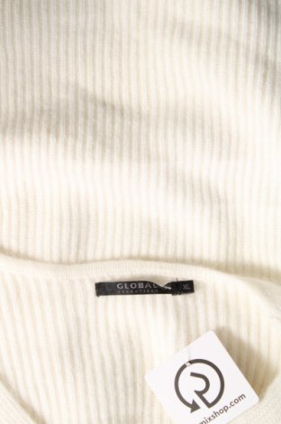 Дамски пуловер Global, Размер XL, Цвят Бял, Цена 17,11 лв.