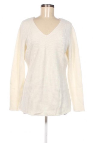 Γυναικείο πουλόβερ Global, Μέγεθος XL, Χρώμα Λευκό, Τιμή 10,58 €