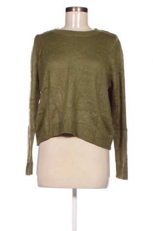 Дамски пуловер H&M Divided, Размер M, Цвят Зелен, Цена 14,21 лв.