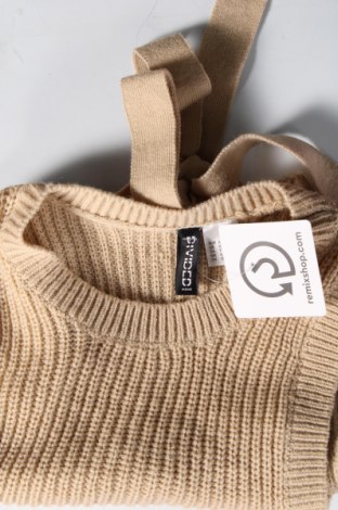 Дамски пуловер H&M Divided, Размер XXS, Цвят Бежов, Цена 13,99 лв.