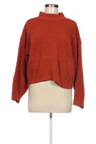Дамски пуловер Hollister, Размер M, Цвят Оранжев, Цена 21,32 лв.