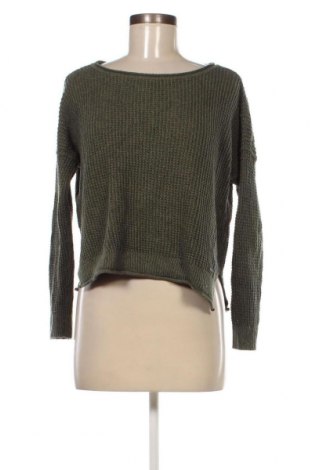 Дамски пуловер Hollister, Размер S, Цвят Зелен, Цена 22,55 лв.