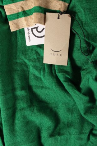 Дамски пуловер Husk, Размер S, Цвят Зелен, Цена 159,20 лв.
