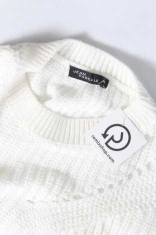 Γυναικείο πουλόβερ Jean Pascale, Μέγεθος M, Χρώμα Λευκό, Τιμή 7,18 €