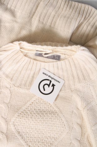 Γυναικείο πουλόβερ Katies, Μέγεθος L, Χρώμα Εκρού, Τιμή 7,71 €