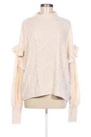 Γυναικείο πουλόβερ Katies, Μέγεθος L, Χρώμα Εκρού, Τιμή 8,25 €
