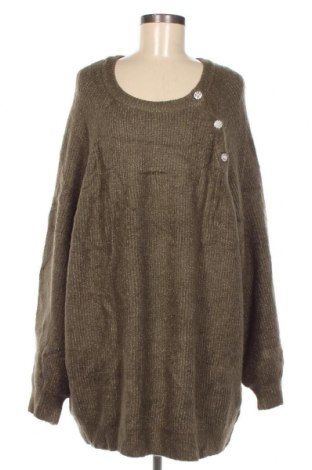 Дамски пуловер Kiabi, Размер 3XL, Цвят Зелен, Цена 29,00 лв.