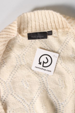 Дамски пуловер Kiabi, Размер L, Цвят Екрю, Цена 9,57 лв.