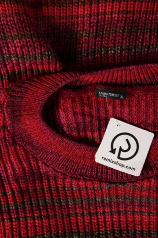 Γυναικείο πουλόβερ Laura Torelli, Μέγεθος XL, Χρώμα Πολύχρωμο, Τιμή 8,43 €