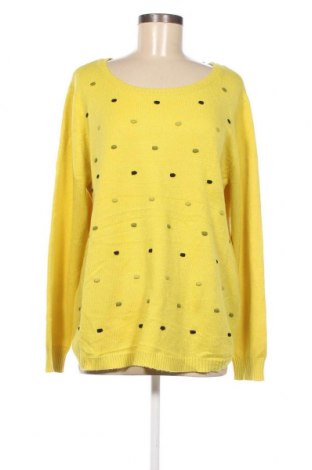 Γυναικείο πουλόβερ Laura Torelli, Μέγεθος L, Χρώμα Κίτρινο, Τιμή 7,71 €